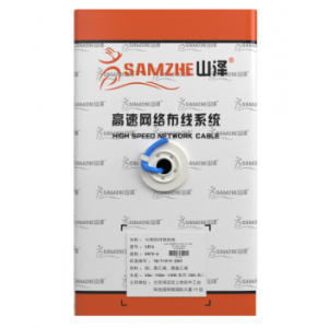 山泽 六类干兆工程级屏蔽蓝色箱线 SZ-6050
